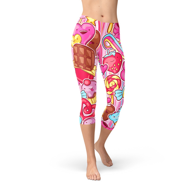 candy capri leggings